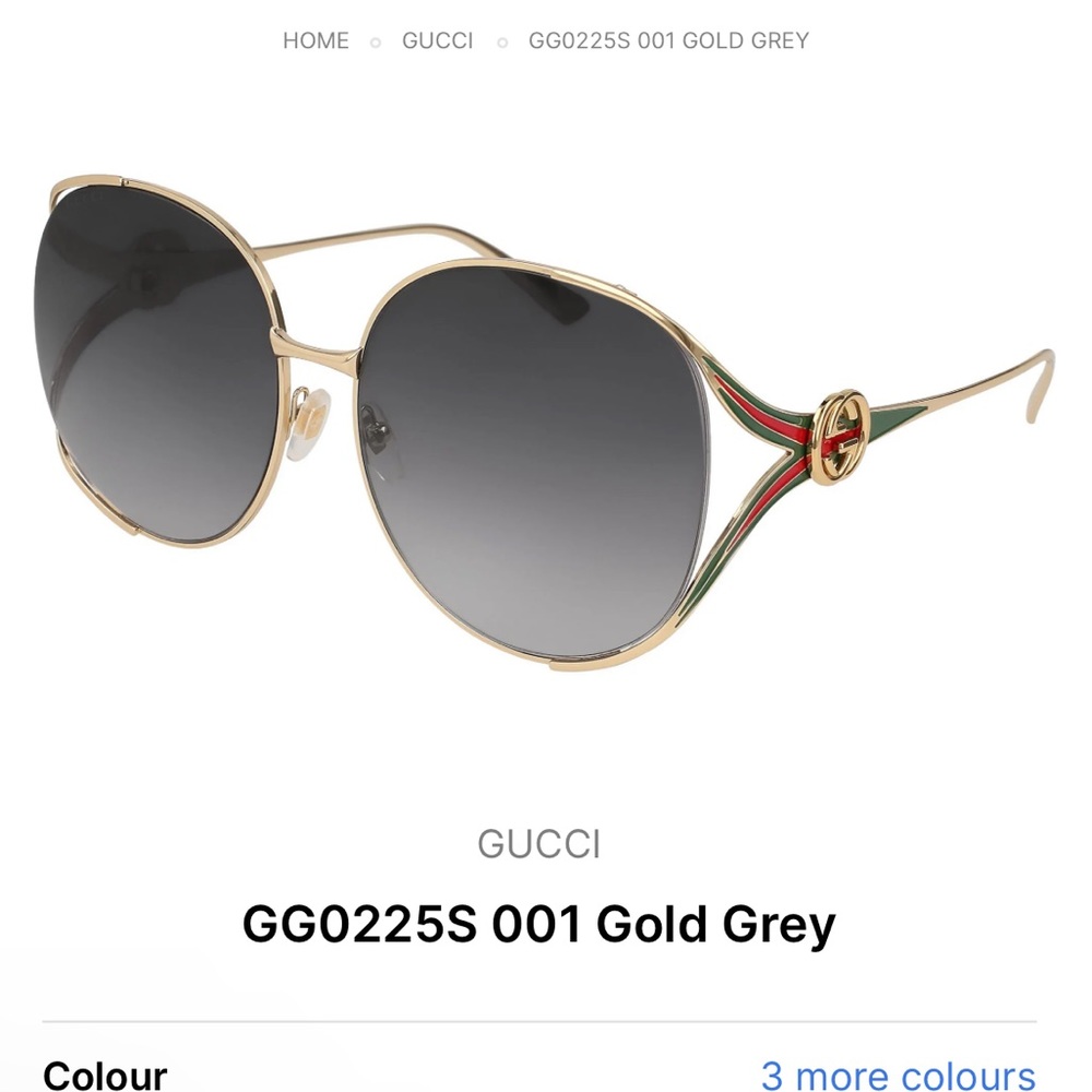 Gucci womens authentic sunglasses